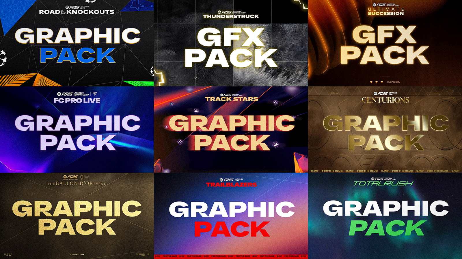 All GFX Packs Available