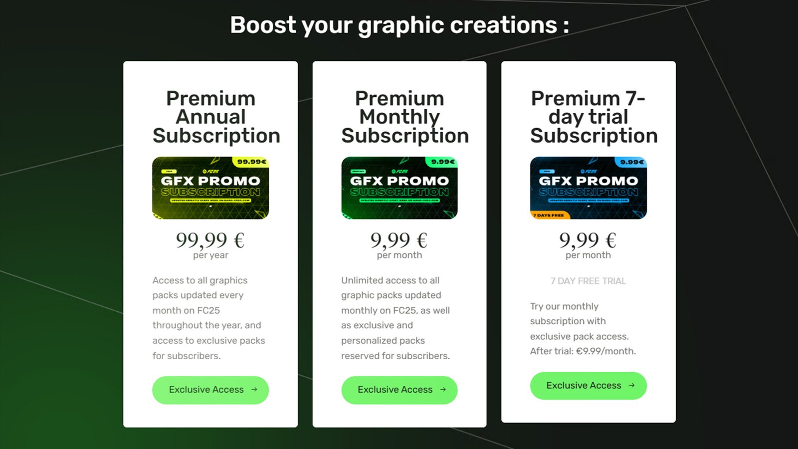 Step 2: Choose Subscription Plan