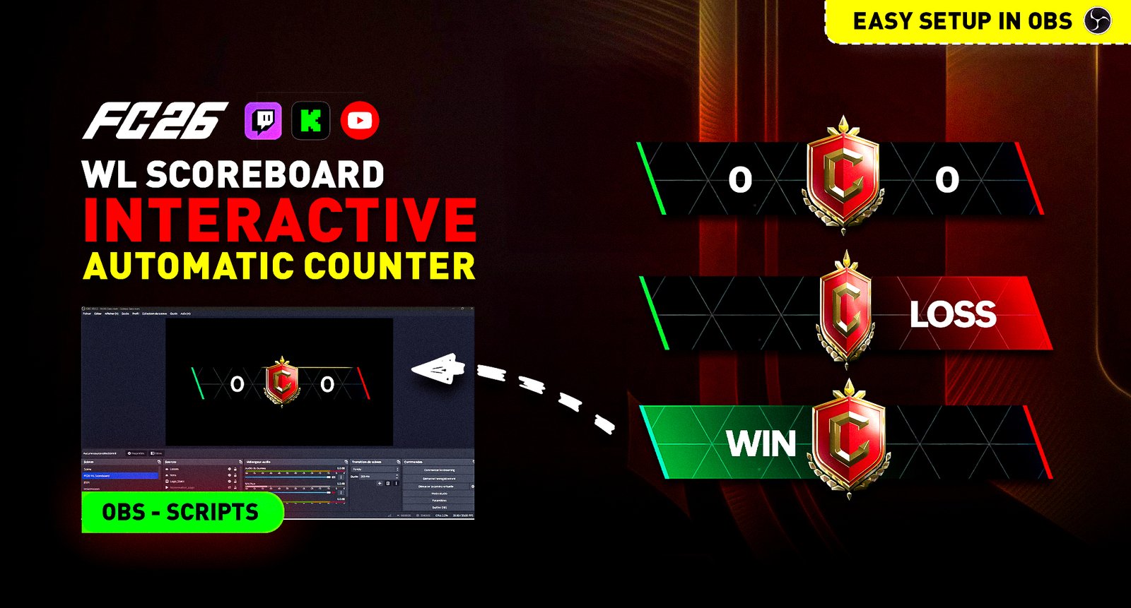 FC26 Interactive Scoreboard preview
